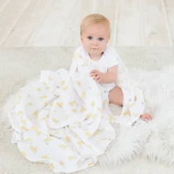Disney™ Winnie the Pooh essentials cotton muslin swaddle blanket 4 pack