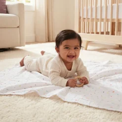 essentials cotton muslin swaddle blanket 2 pack