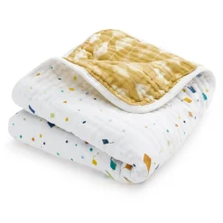essentials cotton muslin dream blanket