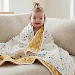 essentials cotton muslin dream blanket