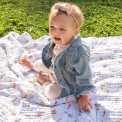 essentials cotton muslin dream blanket