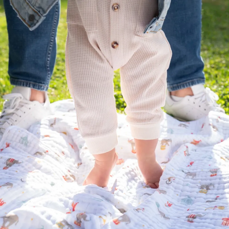 essentials cotton muslin dream blanket