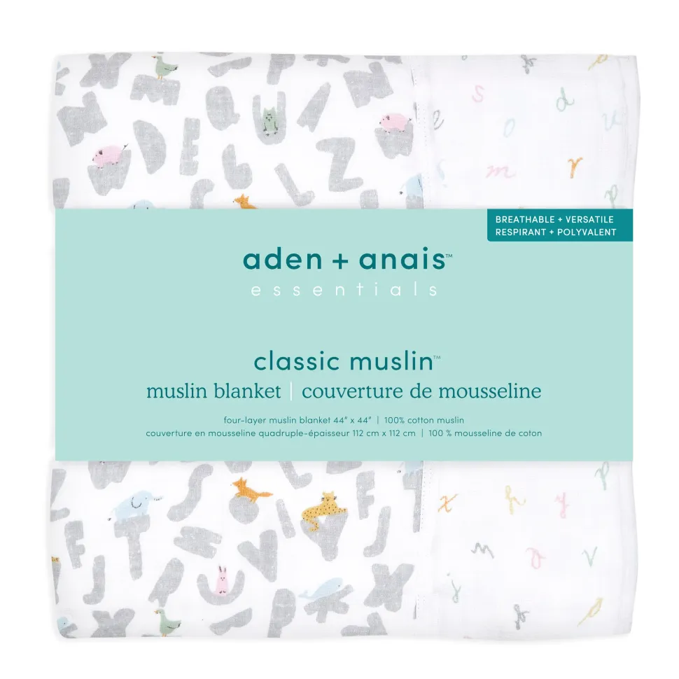 essentials cotton muslin dream blanket