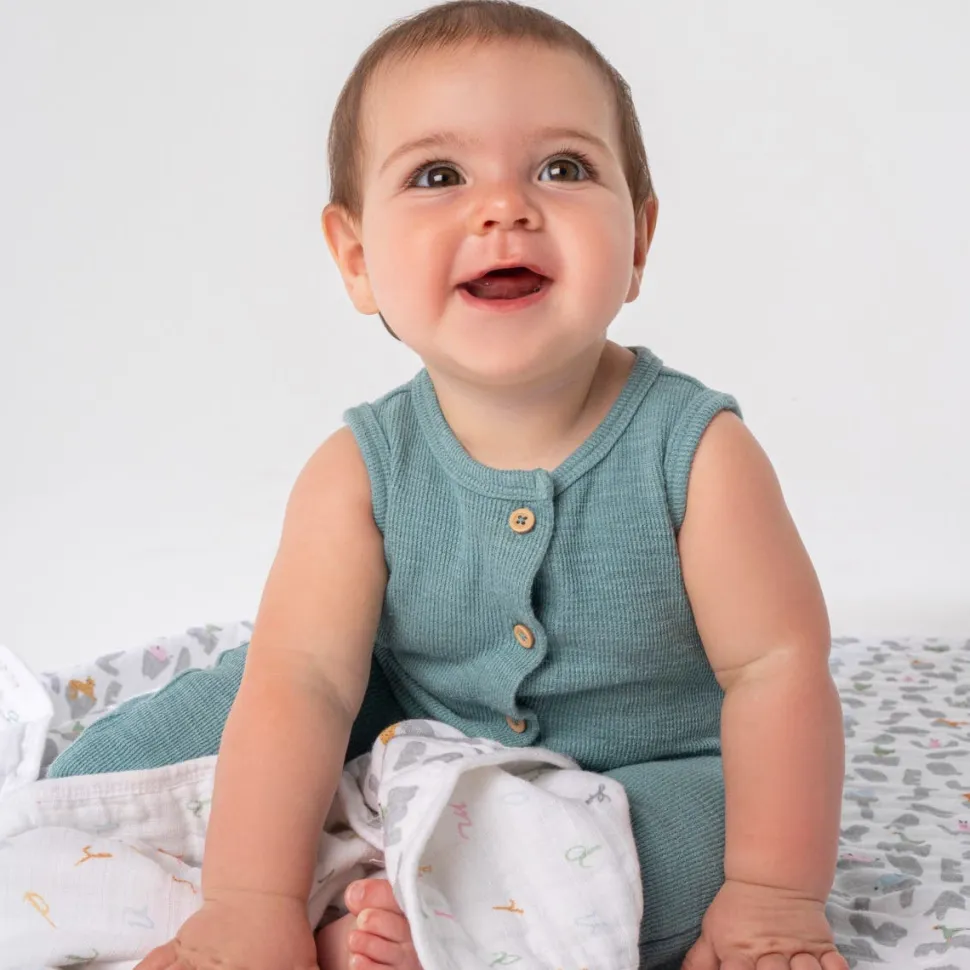 essentials cotton muslin dream blanket