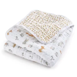 essentials cotton muslin dream blanket
