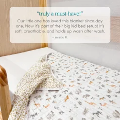 essentials cotton muslin dream blanket
