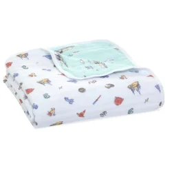 essentials cotton muslin dream blanket