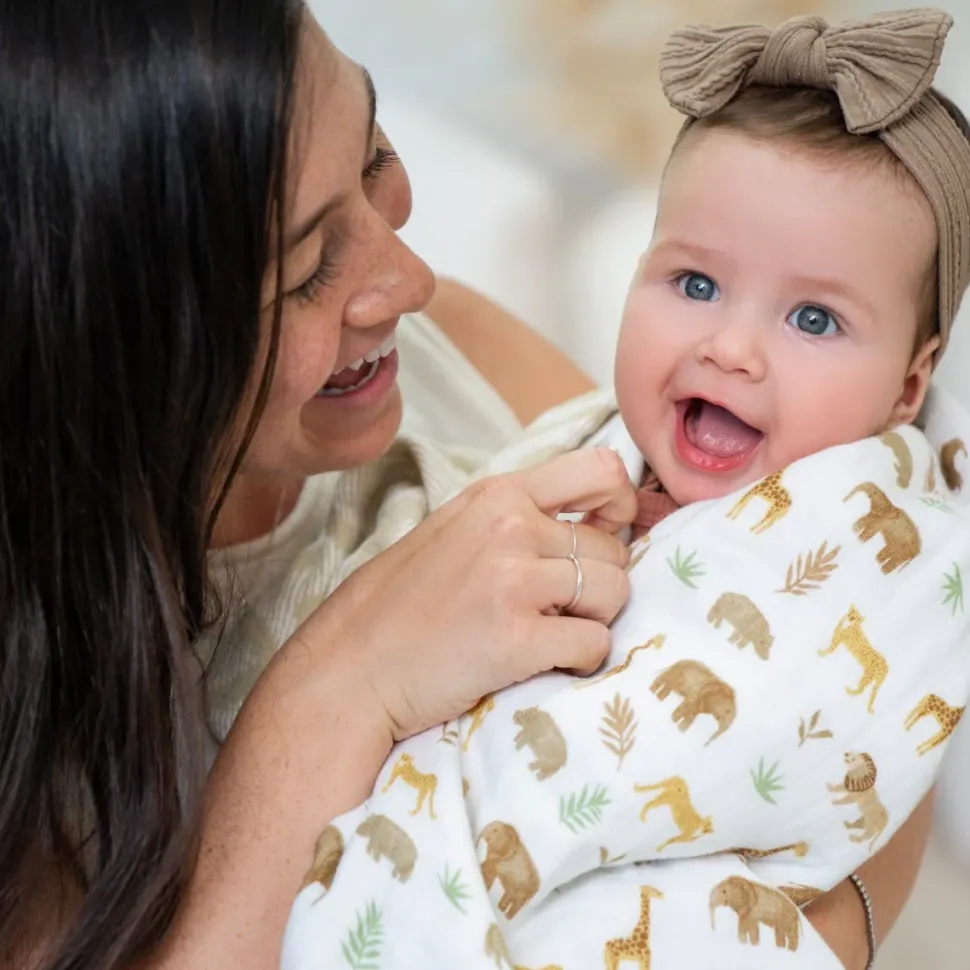 essentials cotton muslin dream blanket