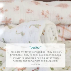 essentials cotton muslin swaddle blanket 4 pack
