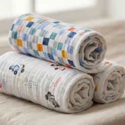 essentials cotton muslin swaddle blanket 4 pack