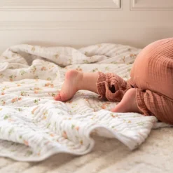 essentials cotton muslin dream blanket
