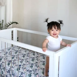 essentials cotton muslin crib sheet