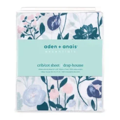 essentials cotton muslin crib sheet