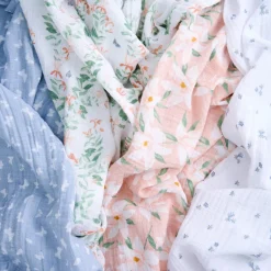 essentials cotton muslin swaddle blanket 4 pack