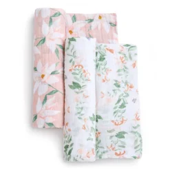 essentials cotton muslin swaddle blanket 2 pack