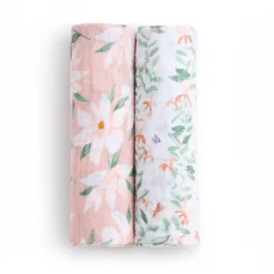 essentials cotton muslin swaddle blanket 2 pack