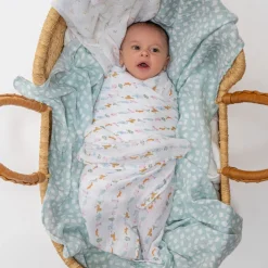 essentials cotton muslin swaddle blanket 4 pack