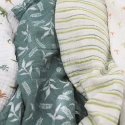 essentials cotton muslin swaddle blanket 4 pack