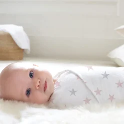 essentials cotton muslin swaddle blanket 4 pack