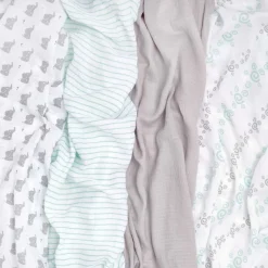 essentials cotton muslin swaddle blanket 4 pack