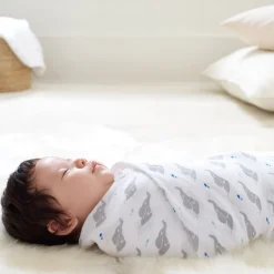 essentials cotton muslin swaddle blanket 4 pack