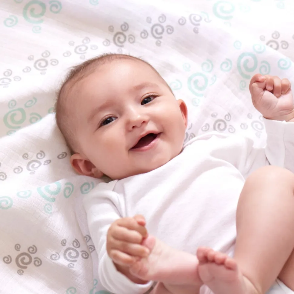 essentials cotton muslin swaddle blanket 4 pack