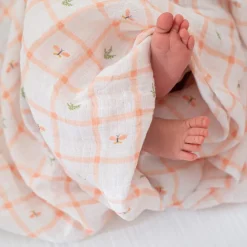 essentials cotton muslin swaddle blanket 4 pack