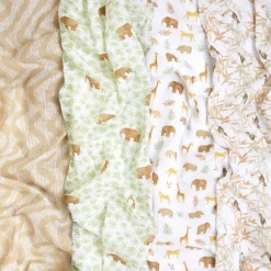 essentials cotton muslin swaddle blanket 4 pack