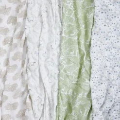 essentials cotton muslin swaddle blanket 4 pack