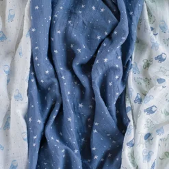 essentials cotton muslin swaddle blanket 4 pack