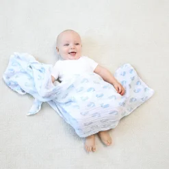essentials cotton muslin swaddle blanket 4 pack