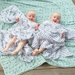 essentials cotton muslin swaddle blanket 4 pack