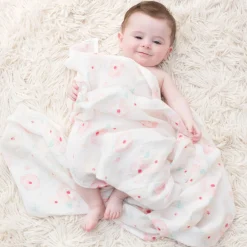essentials cotton muslin swaddle blanket 4 pack