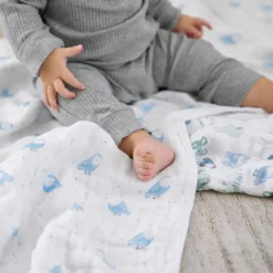 essentials cotton muslin swaddle blanket 2 pack
