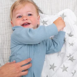 essentials cotton muslin swaddle blanket 2 pack