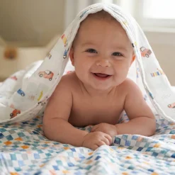 essentials cotton muslin swaddle blanket 2 pack