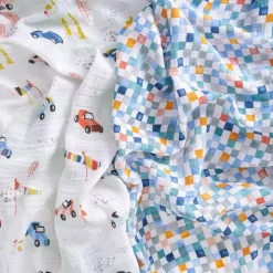 essentials cotton muslin swaddle blanket 2 pack
