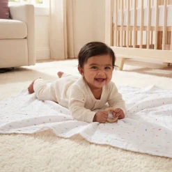 essentials cotton muslin swaddle blanket 4 pack