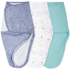 essentials easy swaddle wrap quick change 3 pack TOG 1.0