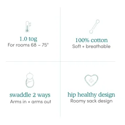 essentials easy swaddle wrap 3 pack