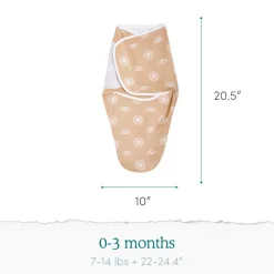 essentials easy swaddle wrap quick change 3 pack TOG 1.0