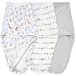 essentials easy swaddle wrap quick change 3 pack TOG 1.0