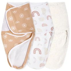 essentials easy swaddle wrap quick change 3 pack TOG 1.0