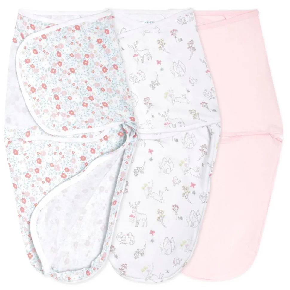 essentials easy swaddle wrap quick change 3 pack TOG 1.0