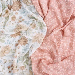 essentials silky soft swaddle blanket 2 pack