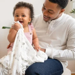essentials silky soft swaddle blanket 2 pack
