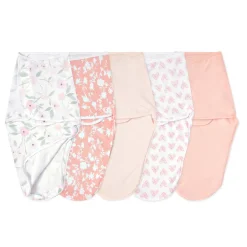 essentials wrap swaddles quick change 5 pack