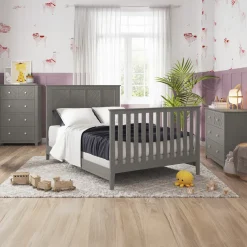 F06401 Full-Size Bed Rail Lunar Gray