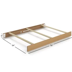 F06434 Full-Size Bed Rails, Biscotti