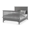 F06401 Full-Size Bed Rails, Brushed Pebble